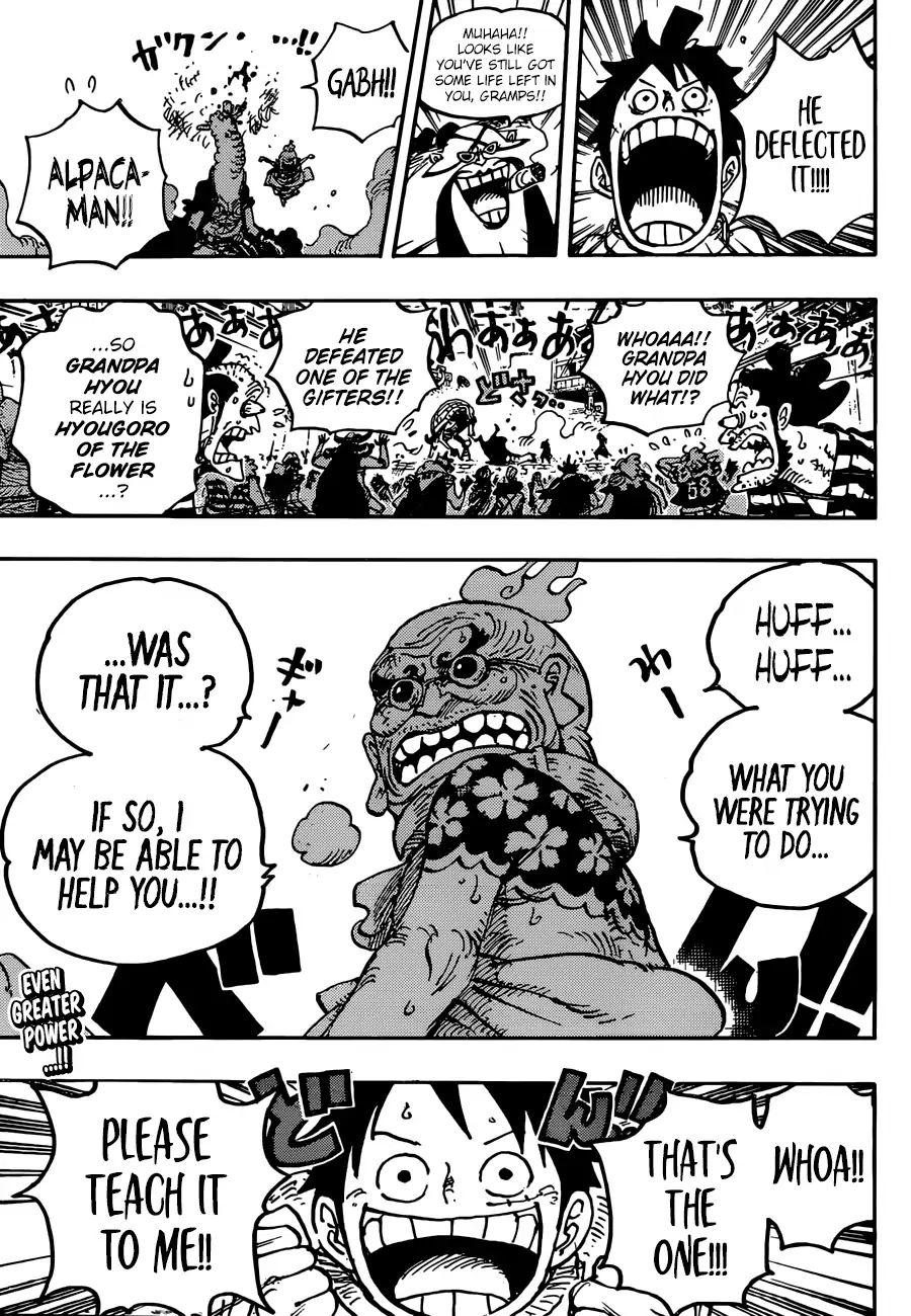 One Piece - Chapter 939: An Old Hyourse Knows The Way