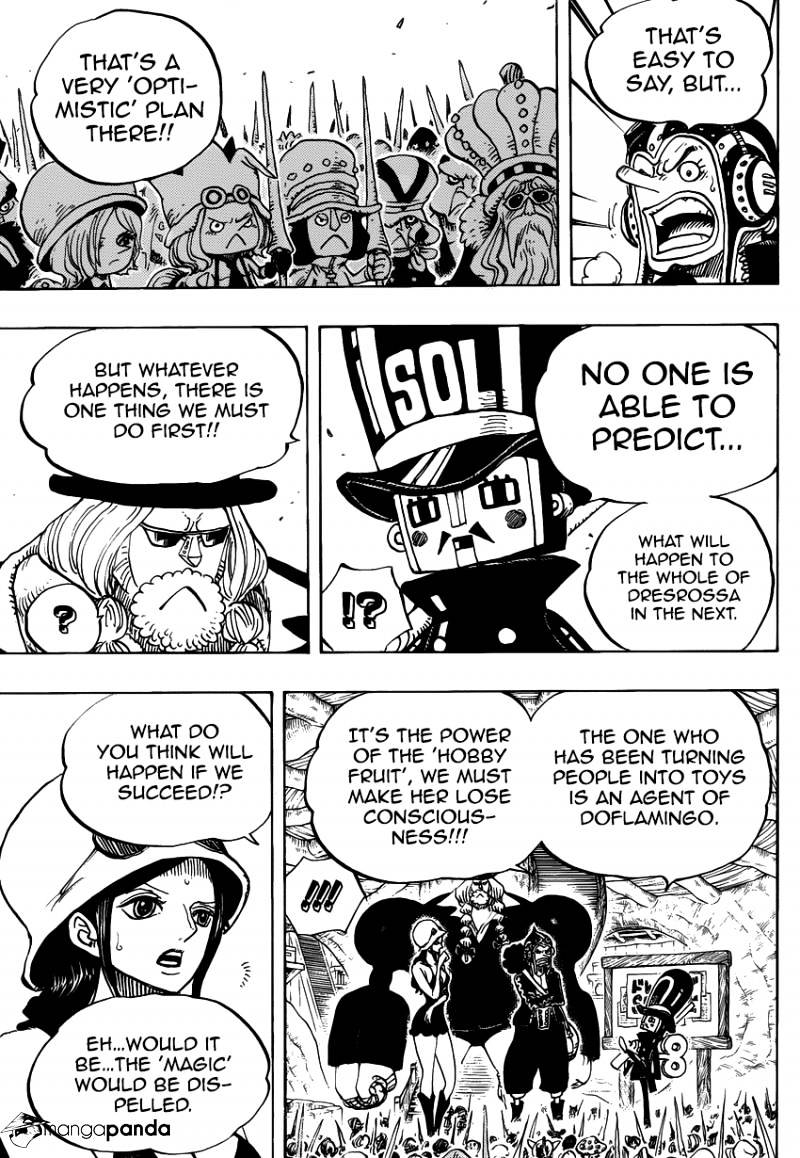 One Piece - Chapter 731 : Dressrosa Operation Sop