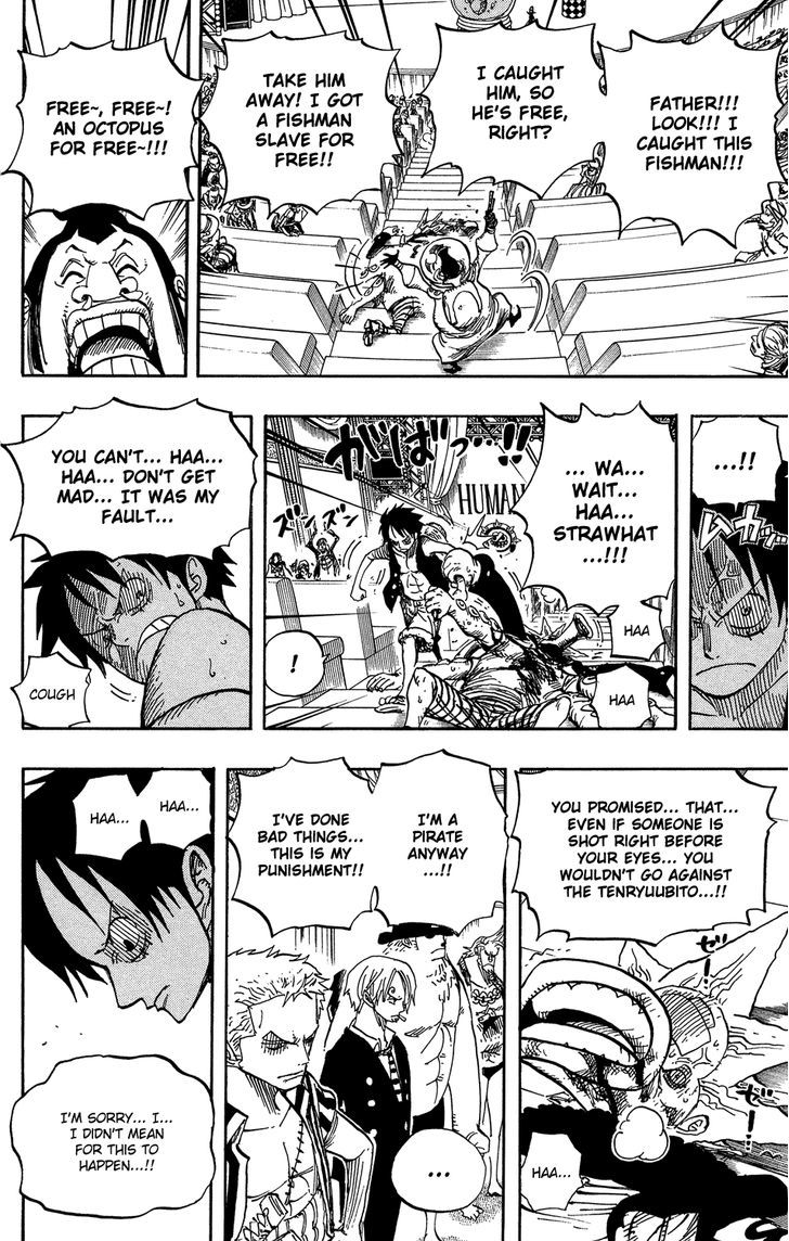 One Piece - Chapter 502 : The Tenryuubito Incident