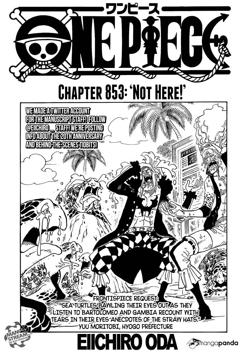 One Piece - Chapter 853 : Not Herea