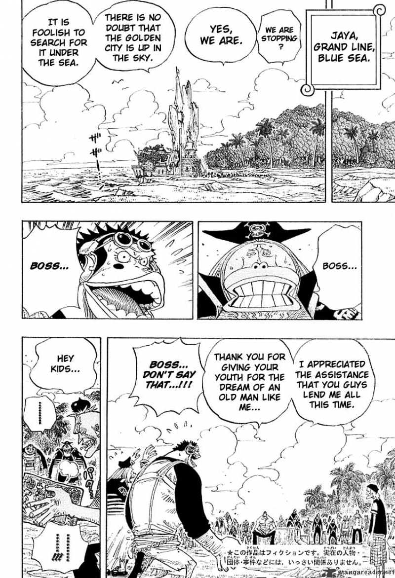 One Piece - Chapter 303 : The Pirates With Tones Of Gold