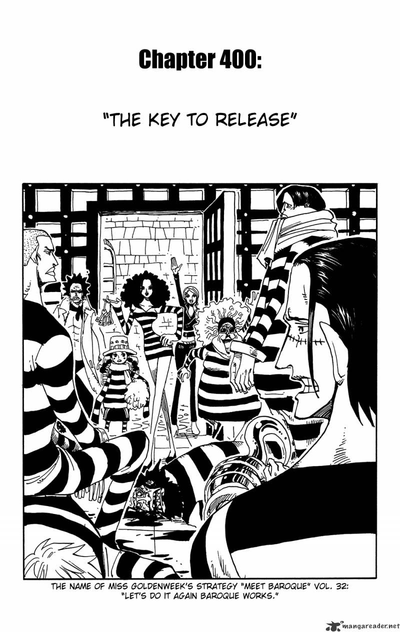 One Piece - Chapter 400 : The Key To Release