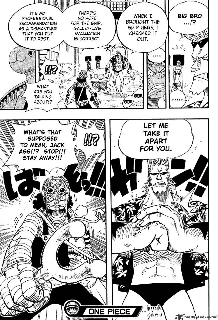 One Piece - Chapter 350 : The Warehouse Under The Bridge