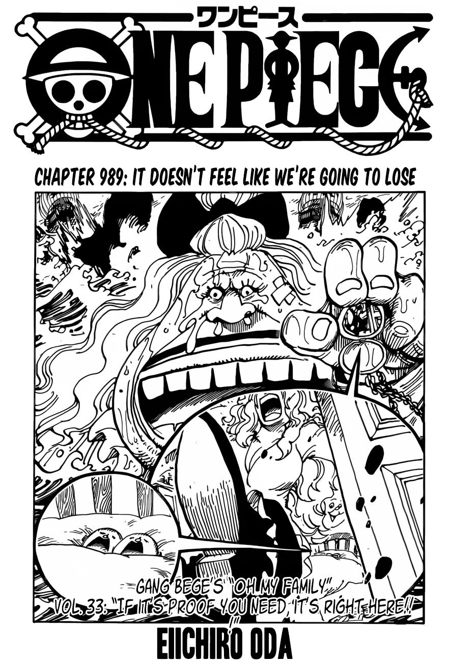 One Piece - Chapter 989