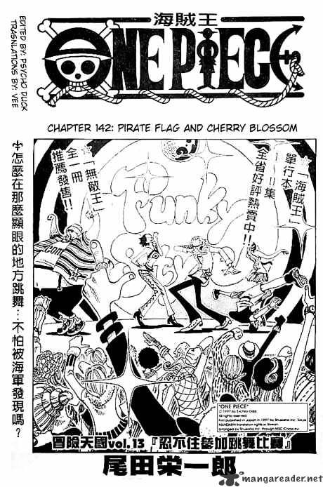 One Piece - Chapter 142 : Pirate Flag And Cherry Blossom