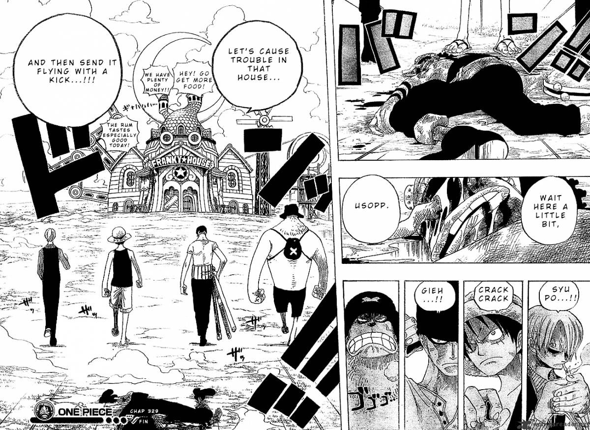 One Piece - Chapter 329 : My Name Is Franky