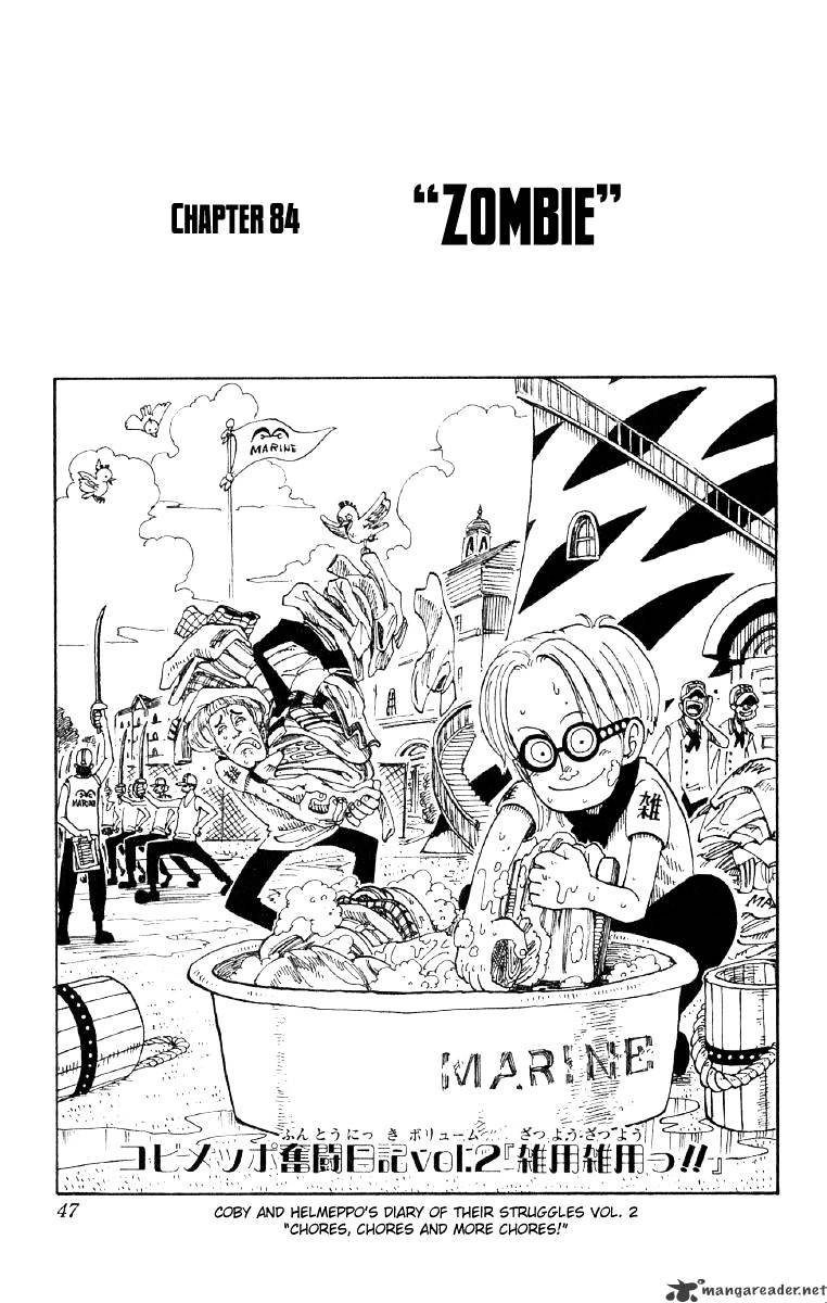 One Piece - Chapter 84 : Zombie