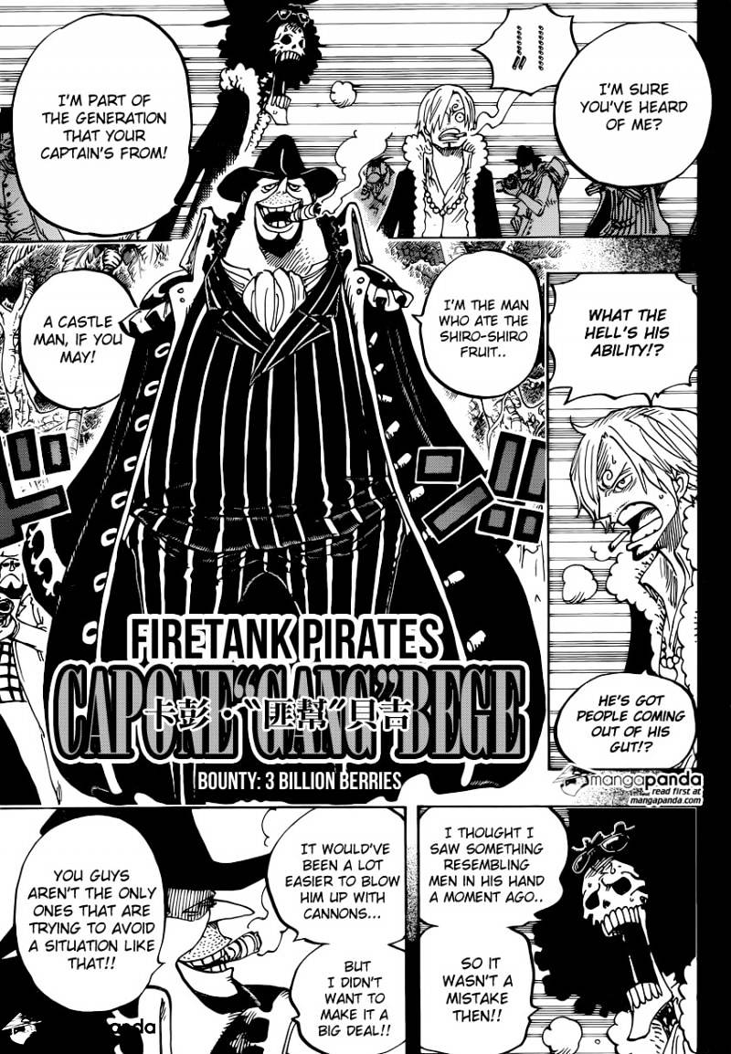 One Piece - Chapter 812 : Capone "Gang" Bege