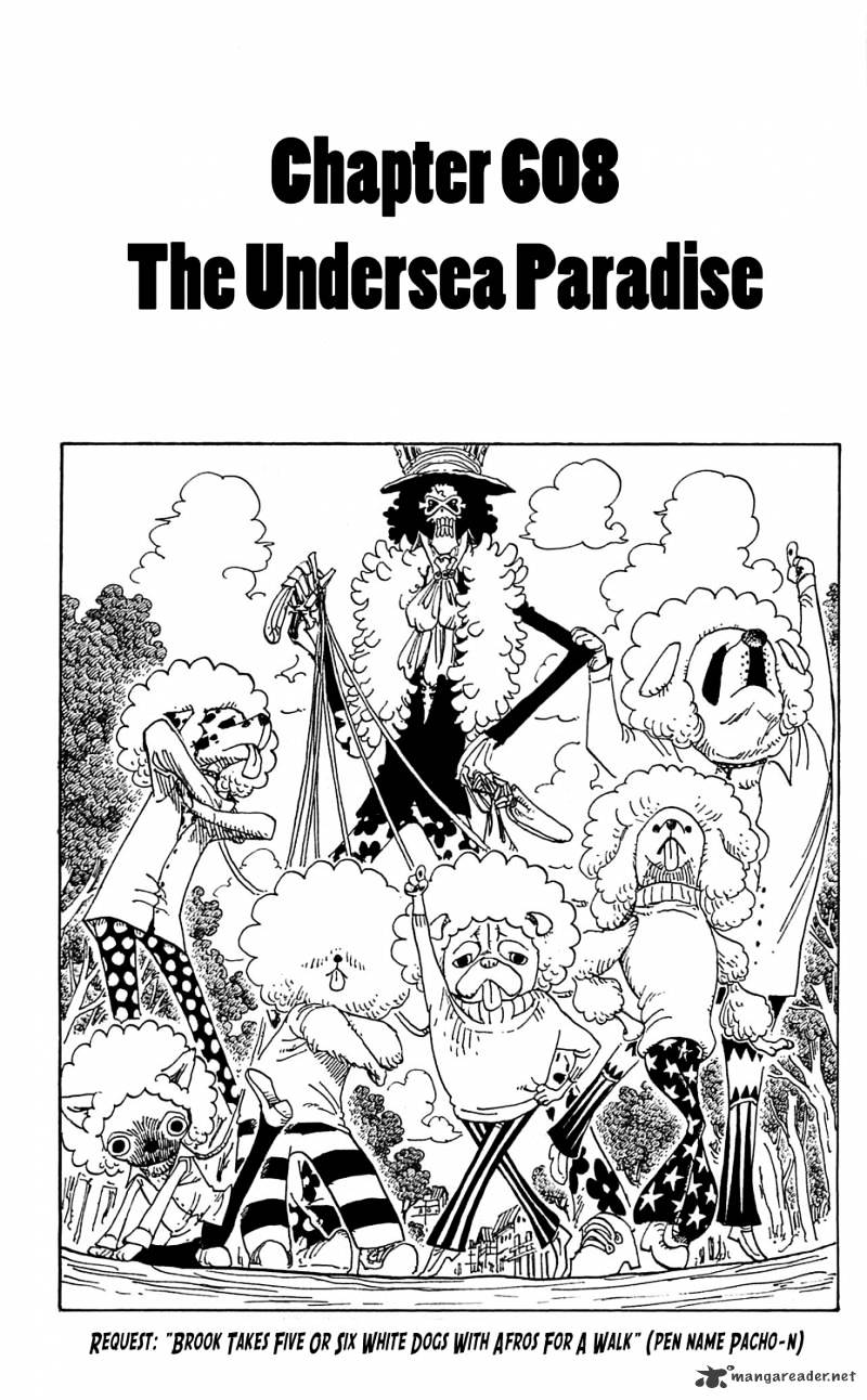 One Piece - Chapter 608 : Paradise Under The Sea