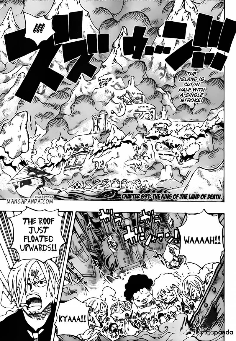 One Piece - Chapter 691 : The King Of The Land Of Death.