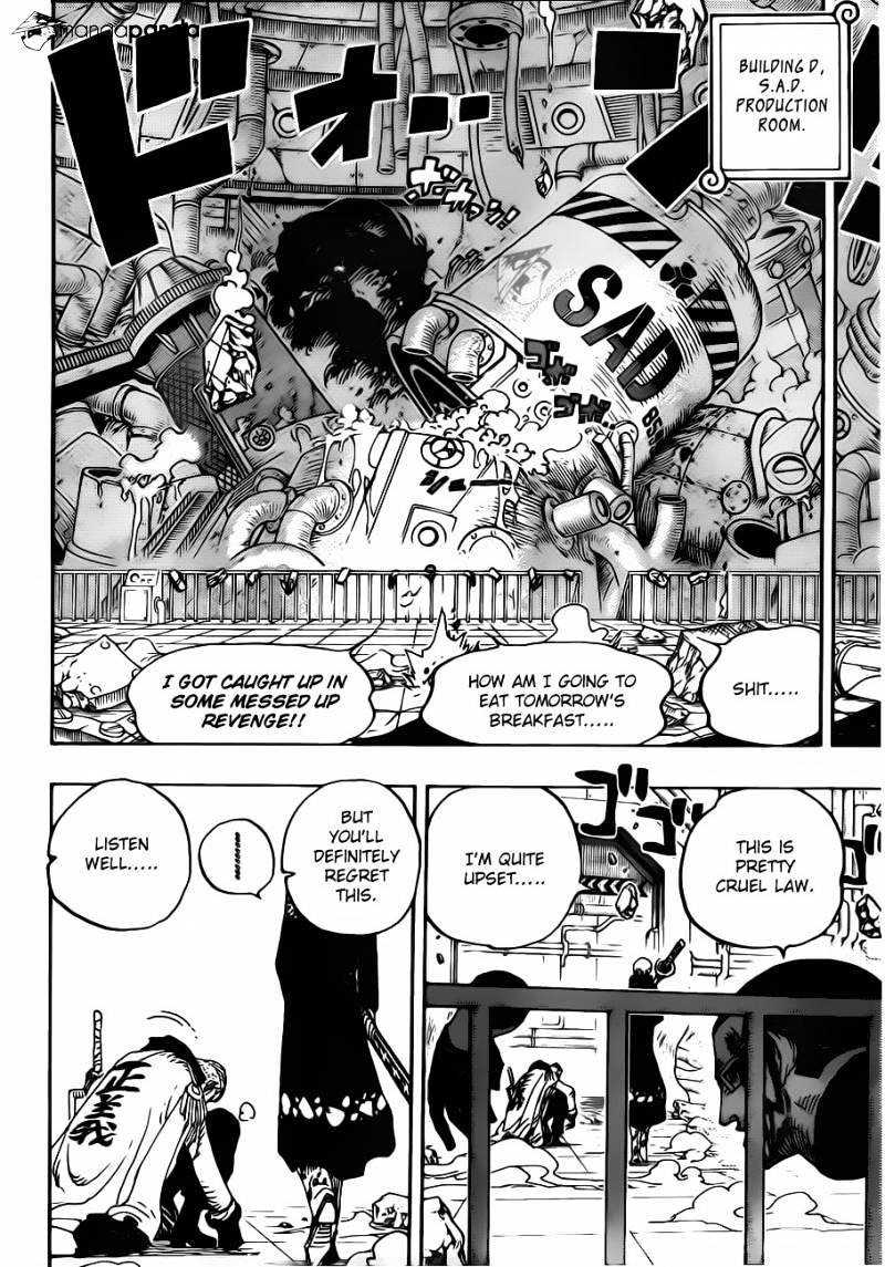 One Piece - Chapter 691 : The King Of The Land Of Death.