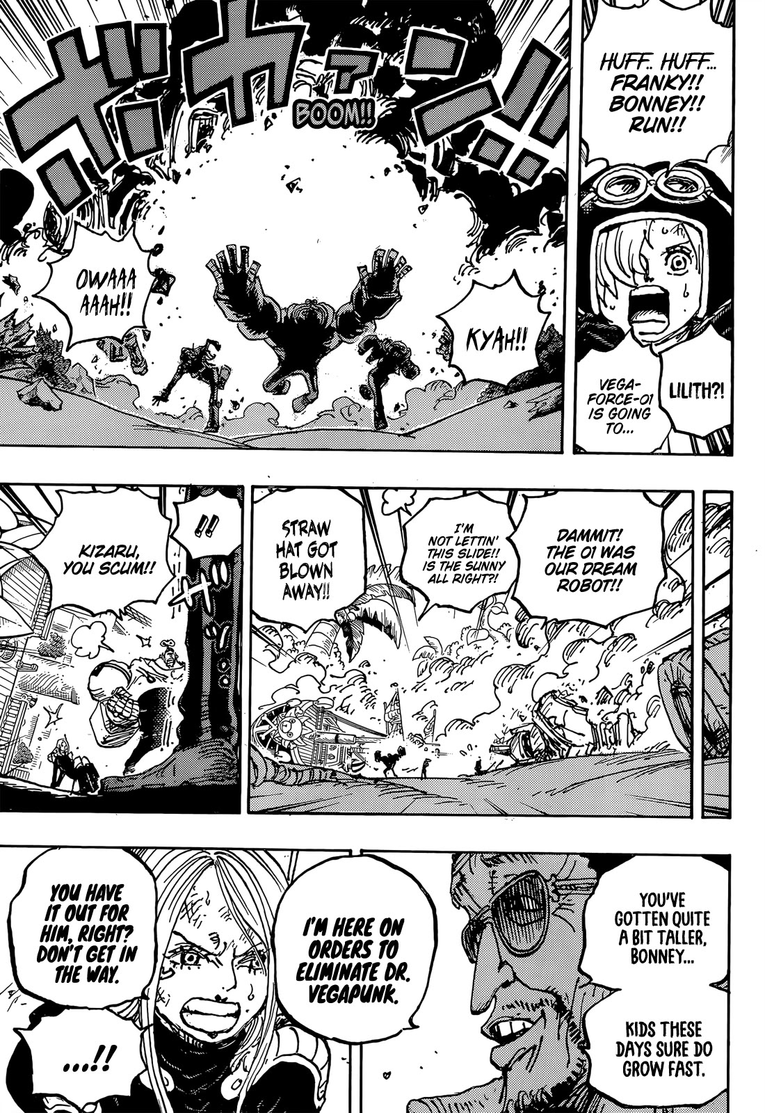 One Piece - Chapter 1092: Tyrant Kuma’s Rampage Through The Holy Land