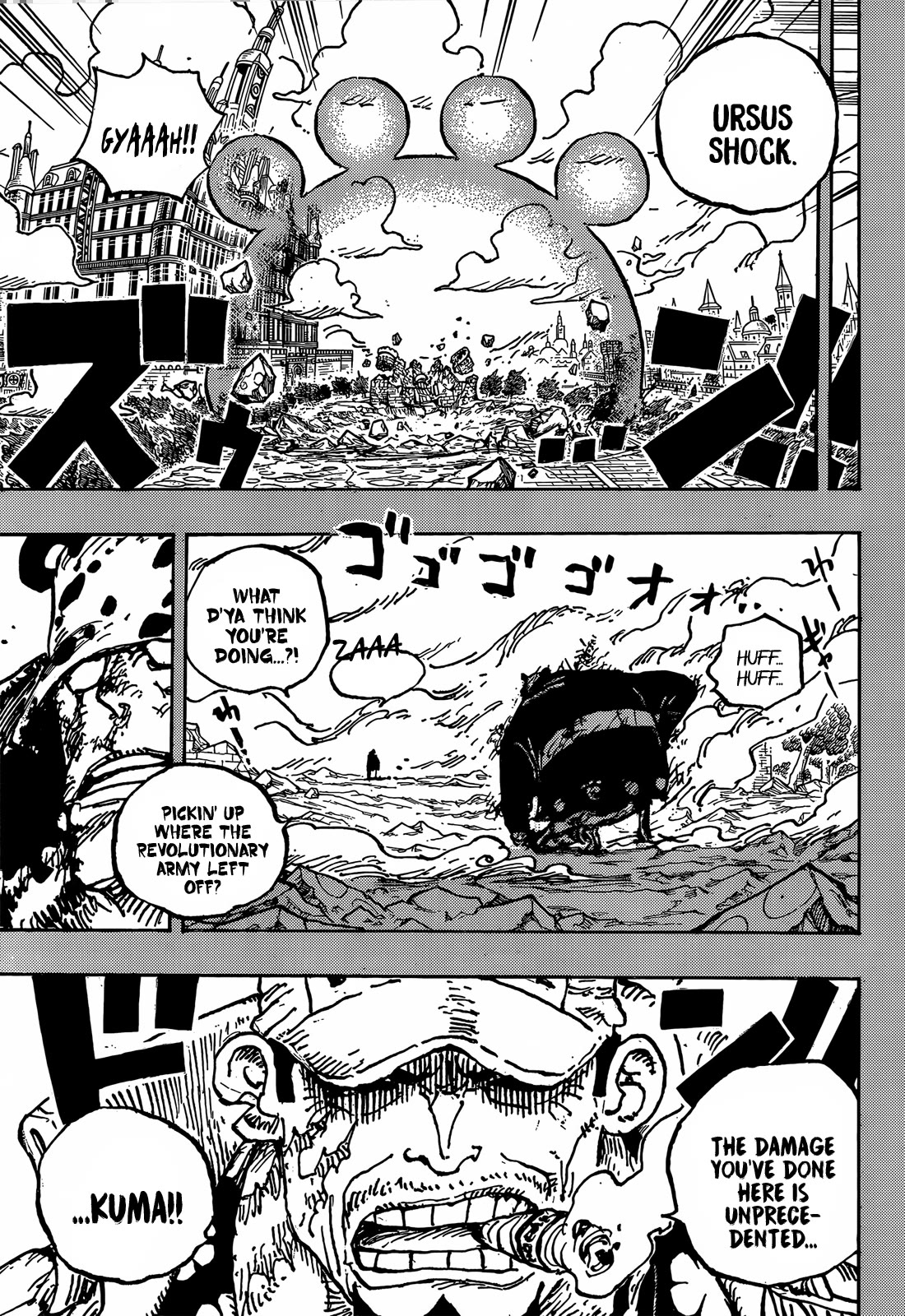 One Piece - Chapter 1092: Tyrant Kuma’s Rampage Through The Holy Land