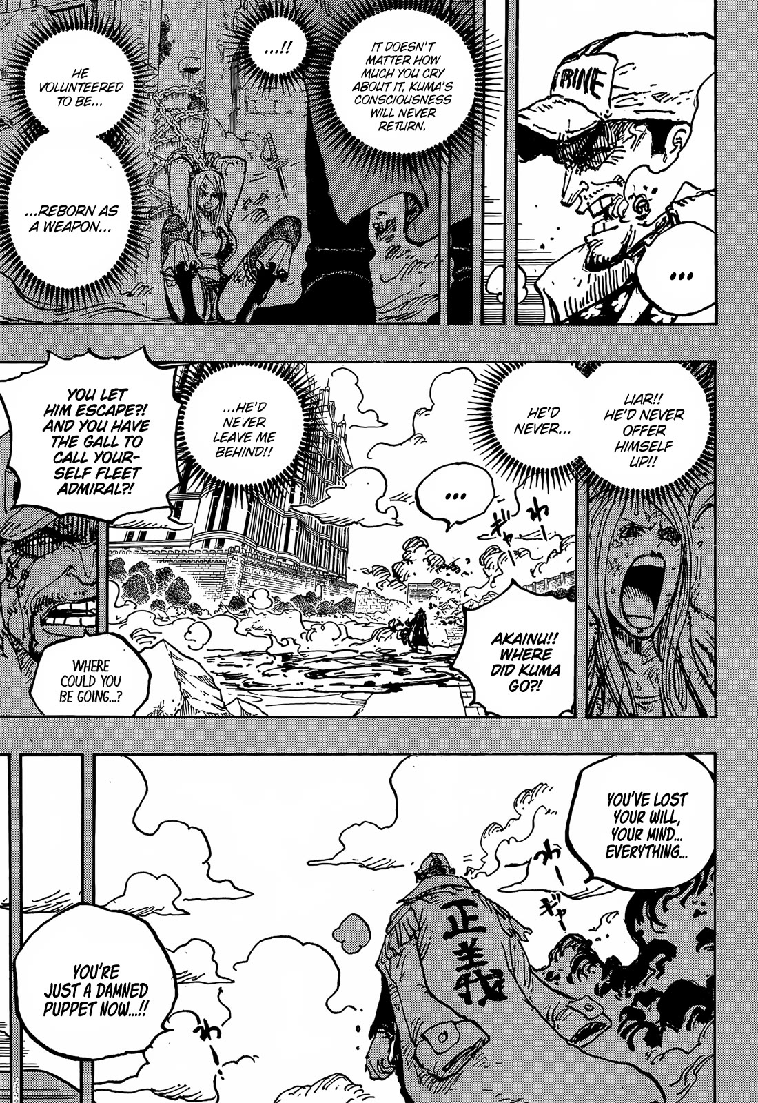 One Piece - Chapter 1092: Tyrant Kuma’s Rampage Through The Holy Land