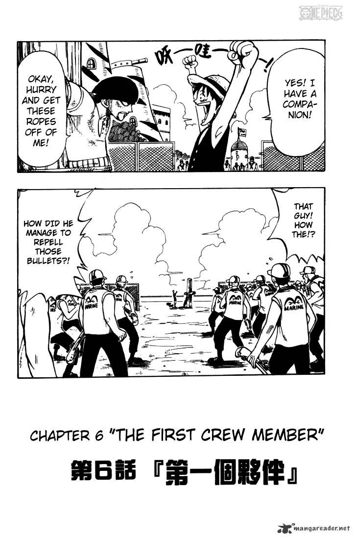 One Piece - Chapter 6 : The First Crew Member