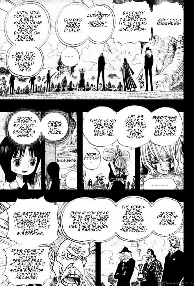 One Piece - Chapter 395 : Ohara Vs The World Government