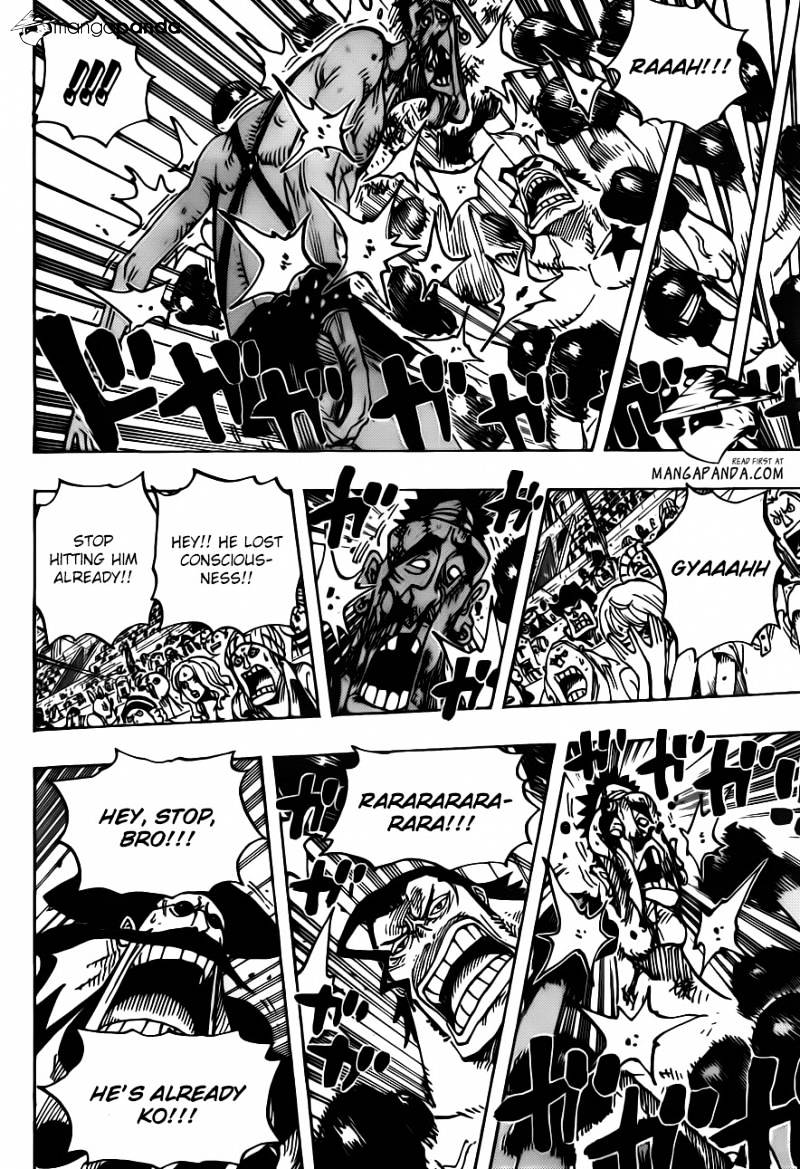 One Piece - Chapter 715 : Violent Fight In Block C