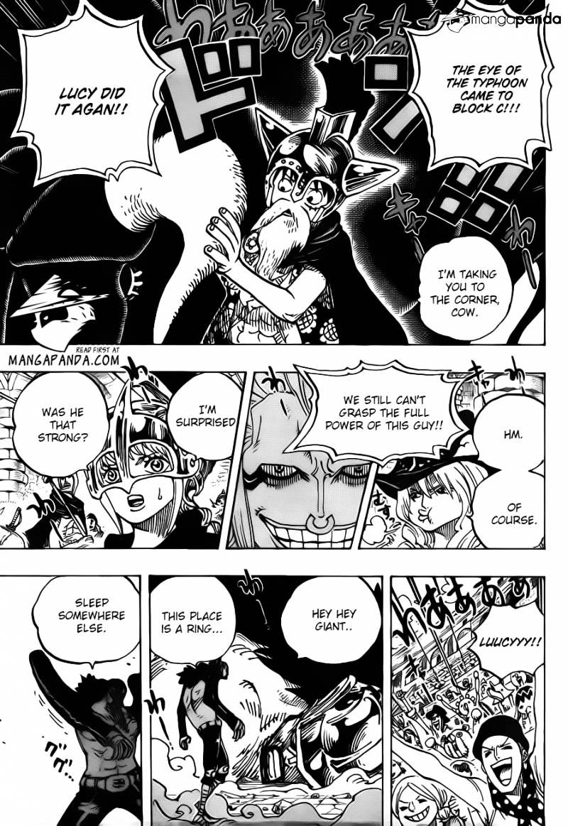 One Piece - Chapter 715 : Violent Fight In Block C