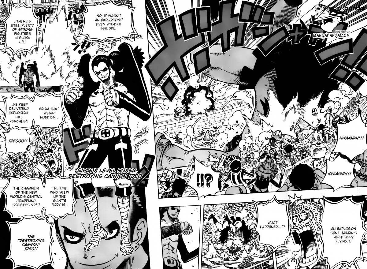 One Piece - Chapter 715 : Violent Fight In Block C