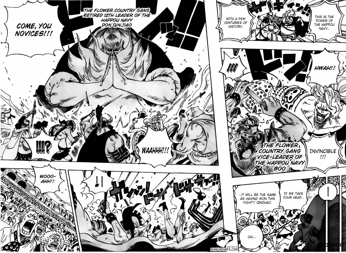 One Piece - Chapter 715 : Violent Fight In Block C