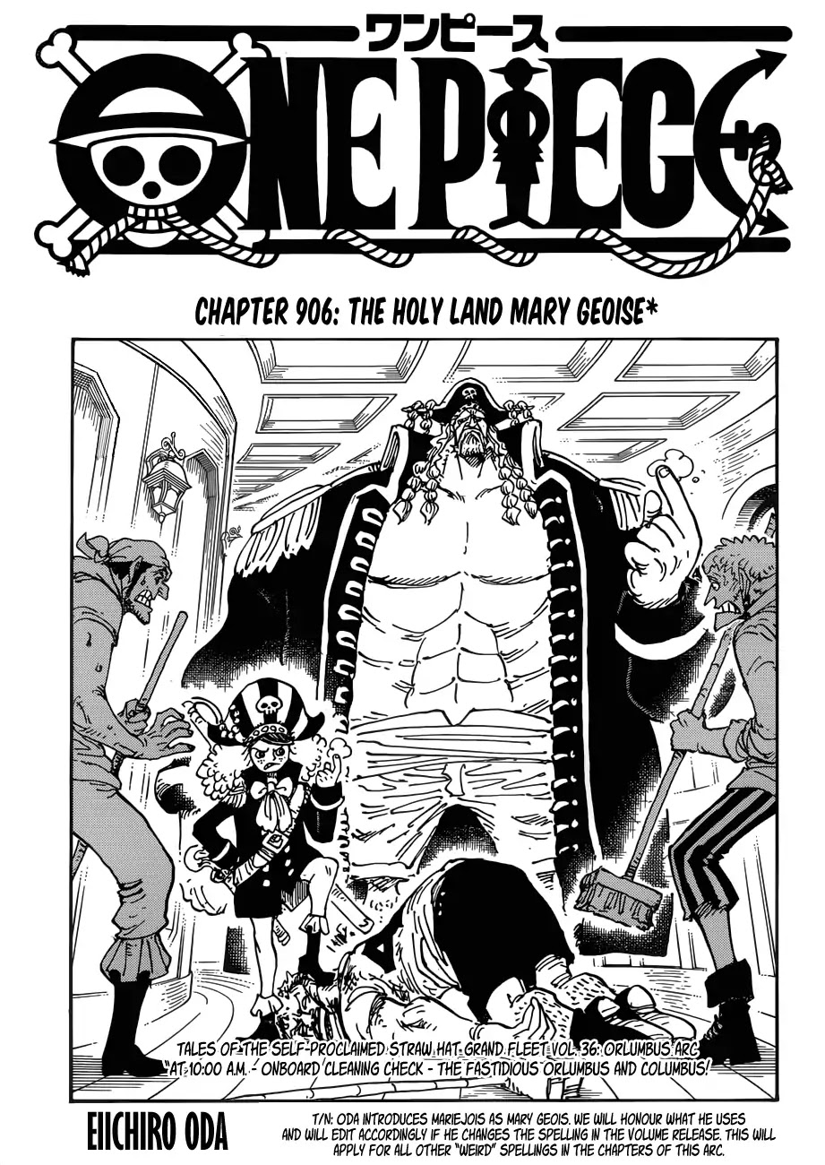 One Piece - Chapter 906: The Holy Land Mary Geoise