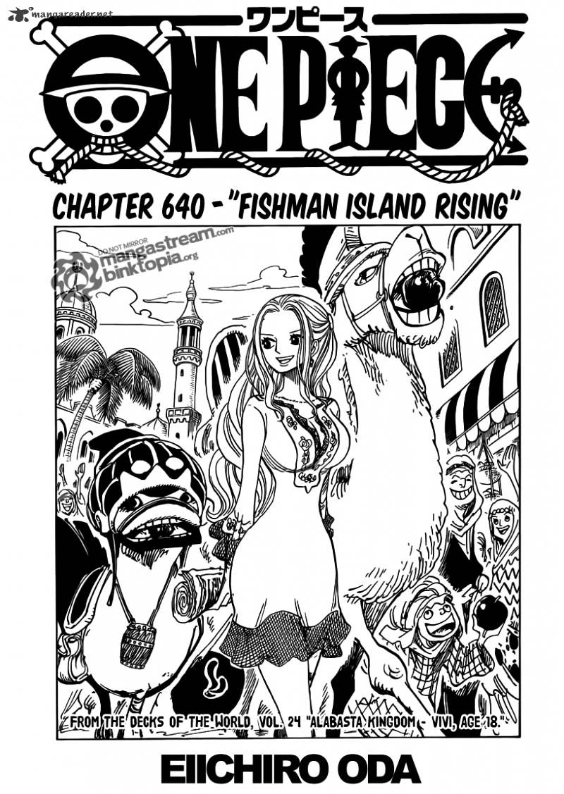 One Piece - Chapter 640 : Fishman Island Rising