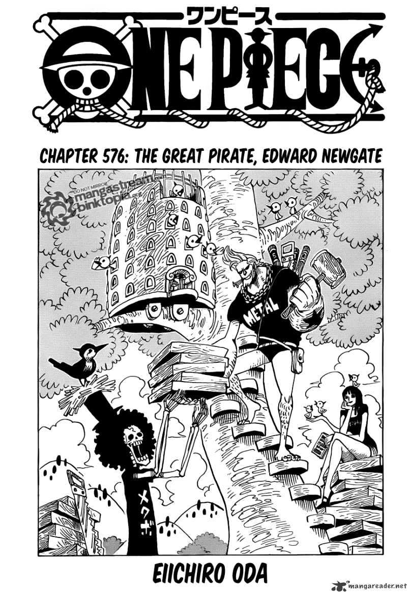 One Piece - Chapter 576 : The Great Pirate, Edward Newgate