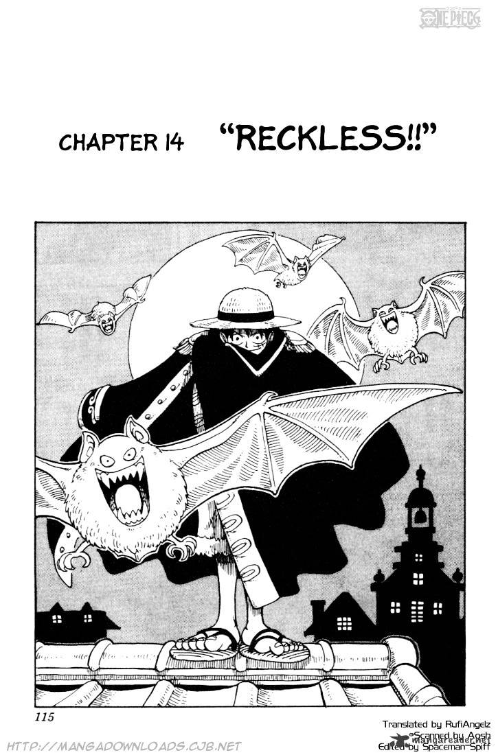 One Piece - Chapter 14 : Reckless