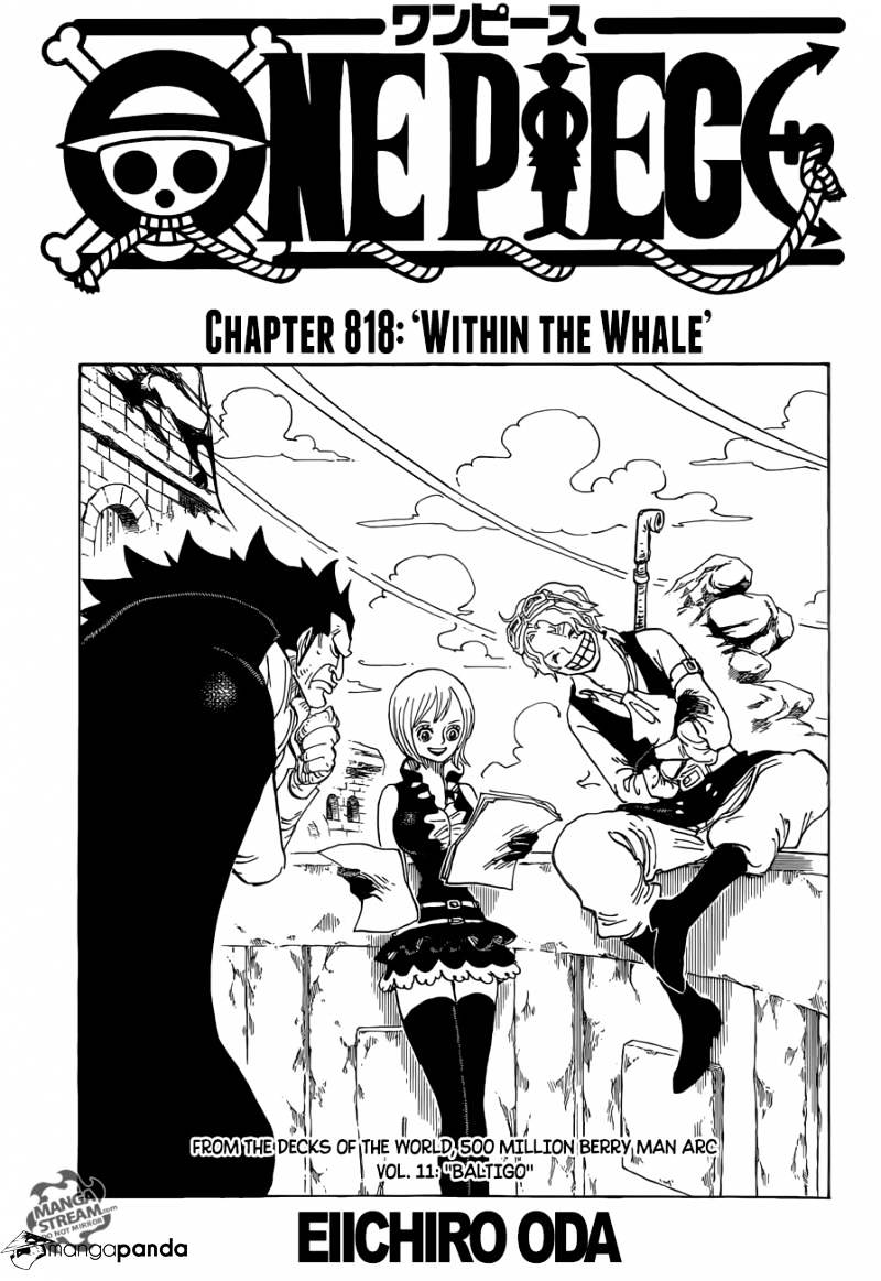 One Piece - Chapter 818 : Within The Whale