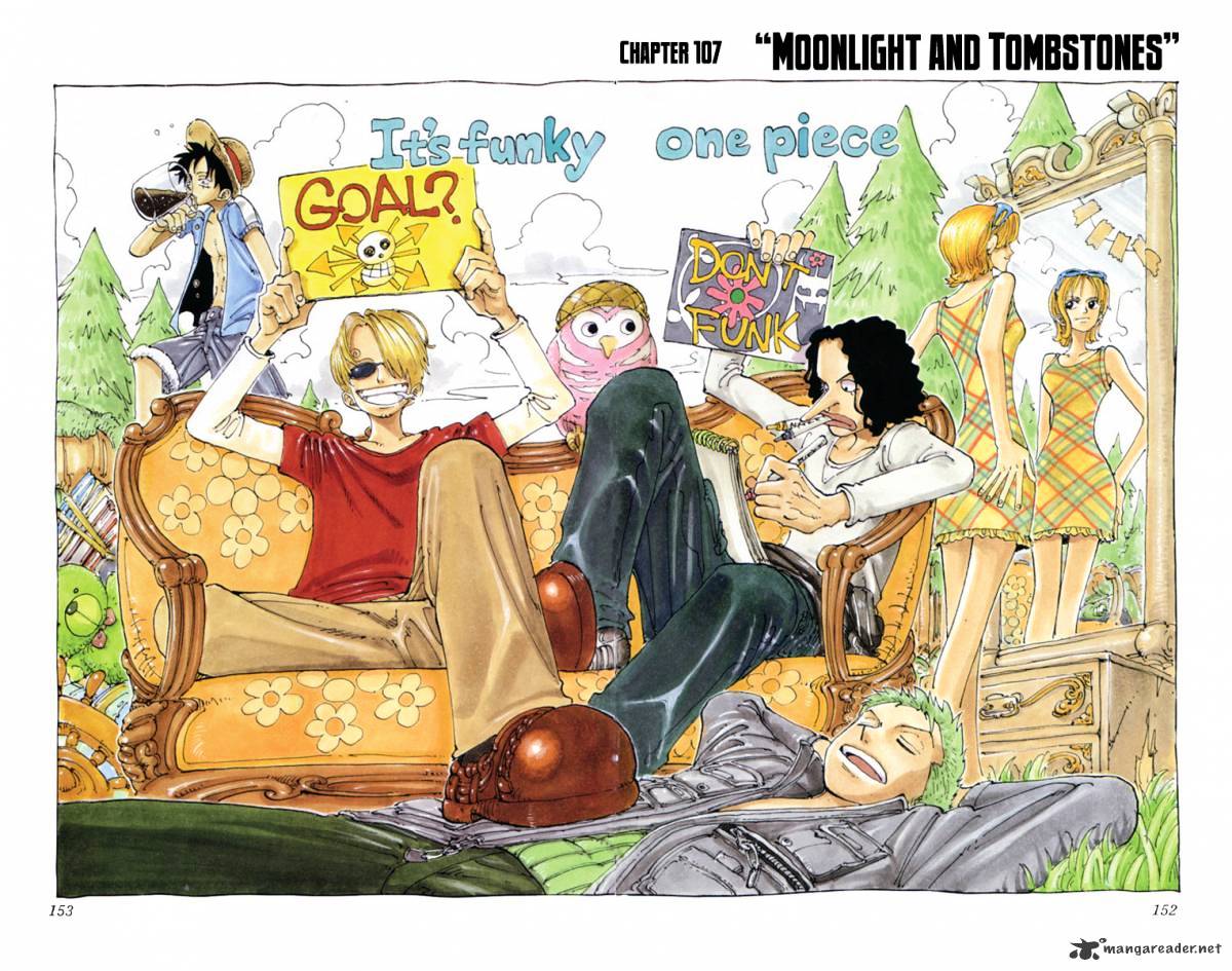 One Piece - Chapter 107 : Moonlight And The Gravestones