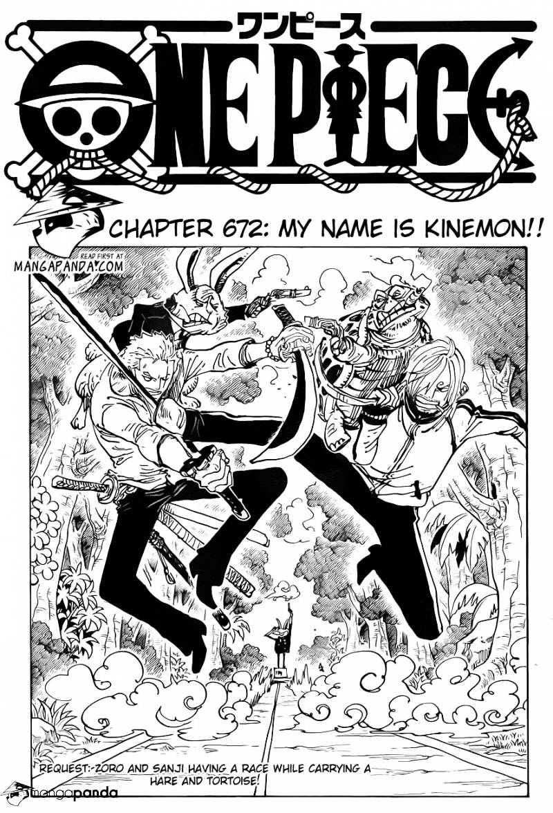 One Piece - Chapter 672 : My Name Is Kinemon!!