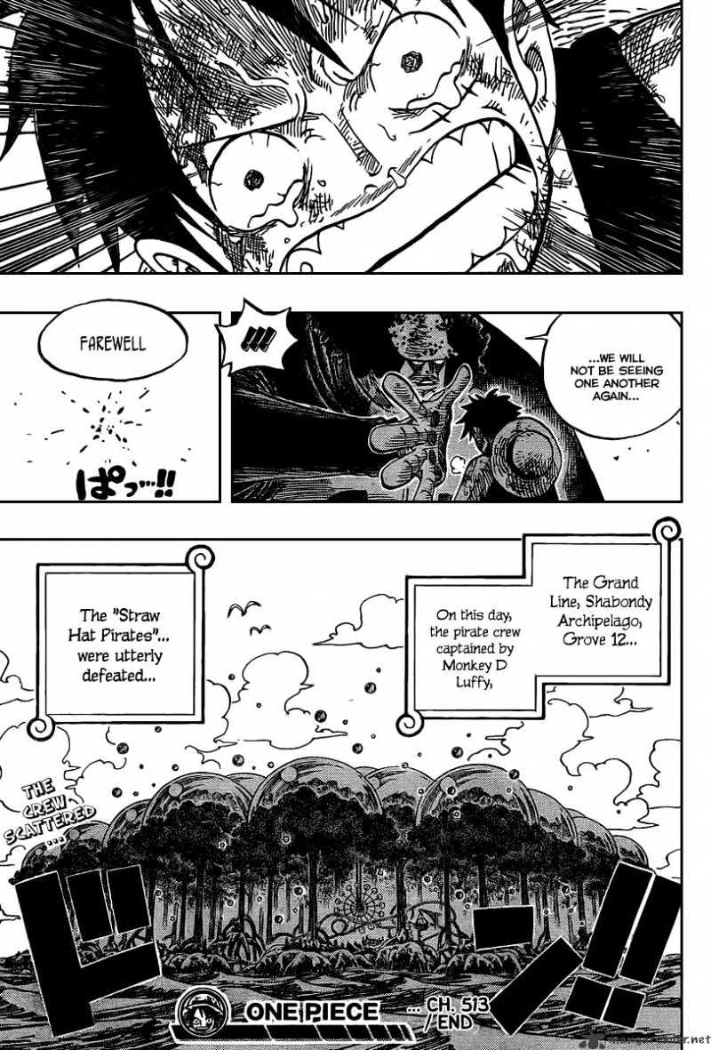 One Piece - Chapter 513 : I Couldn T Even