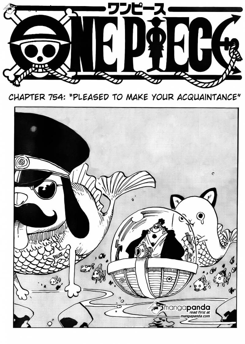 One Piece - Chapter 754 : Pleased To Make Your Acquaintance