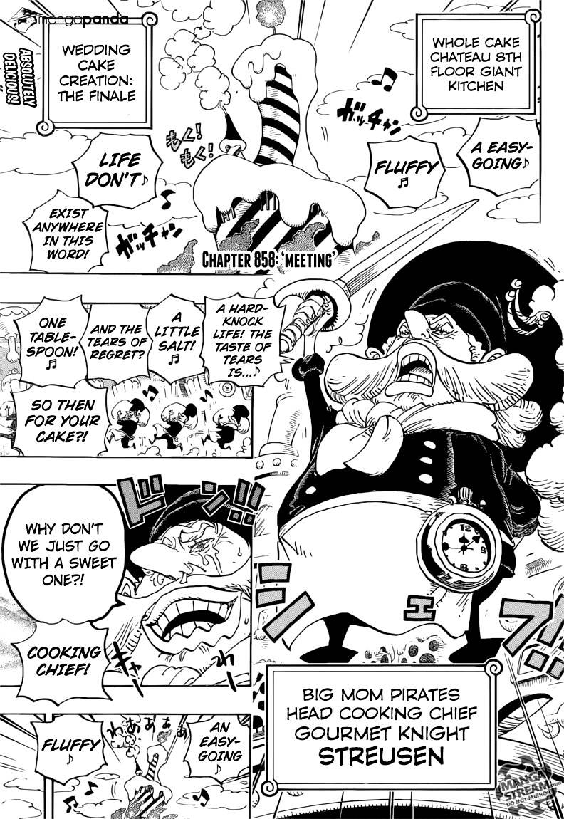 One Piece - Chapter 858 : Meeting