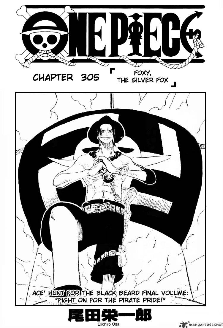 One Piece - Chapter 305 : Foxy, The Silver Fox