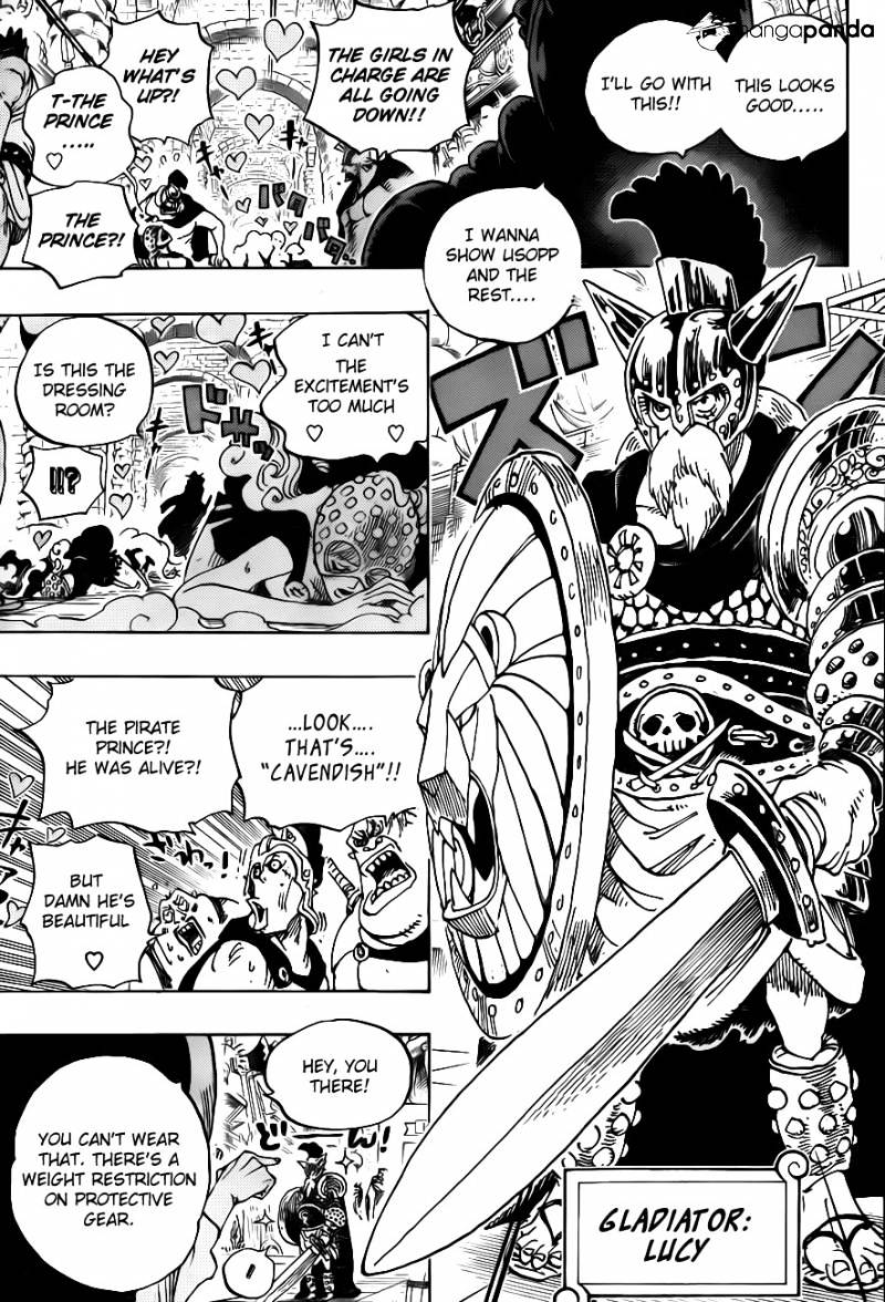 One Piece - Chapter 704 : The Statue Of Kyros And Lucy.