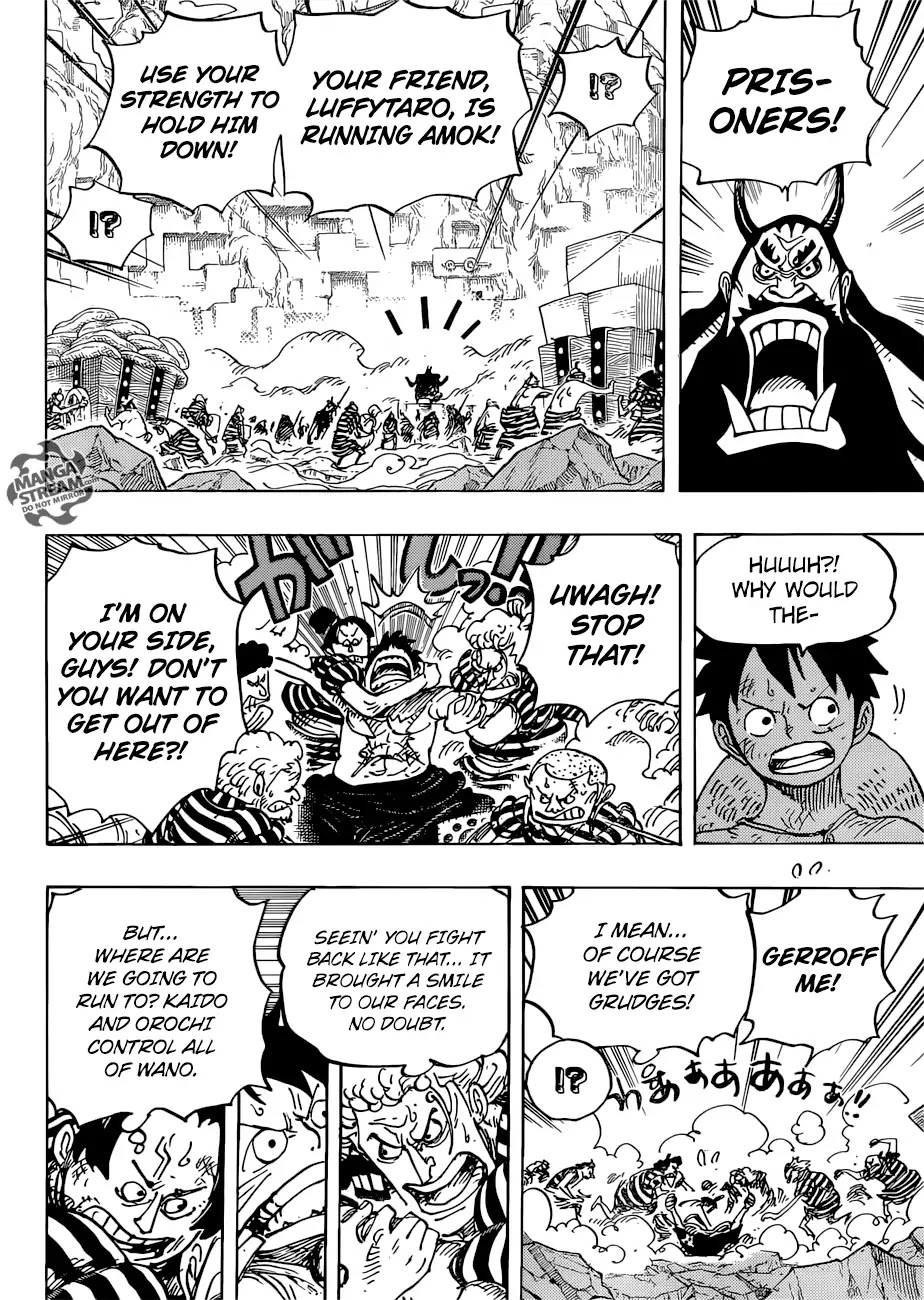 One Piece - Chapter 948: Kawamatsu The Kappa Appears