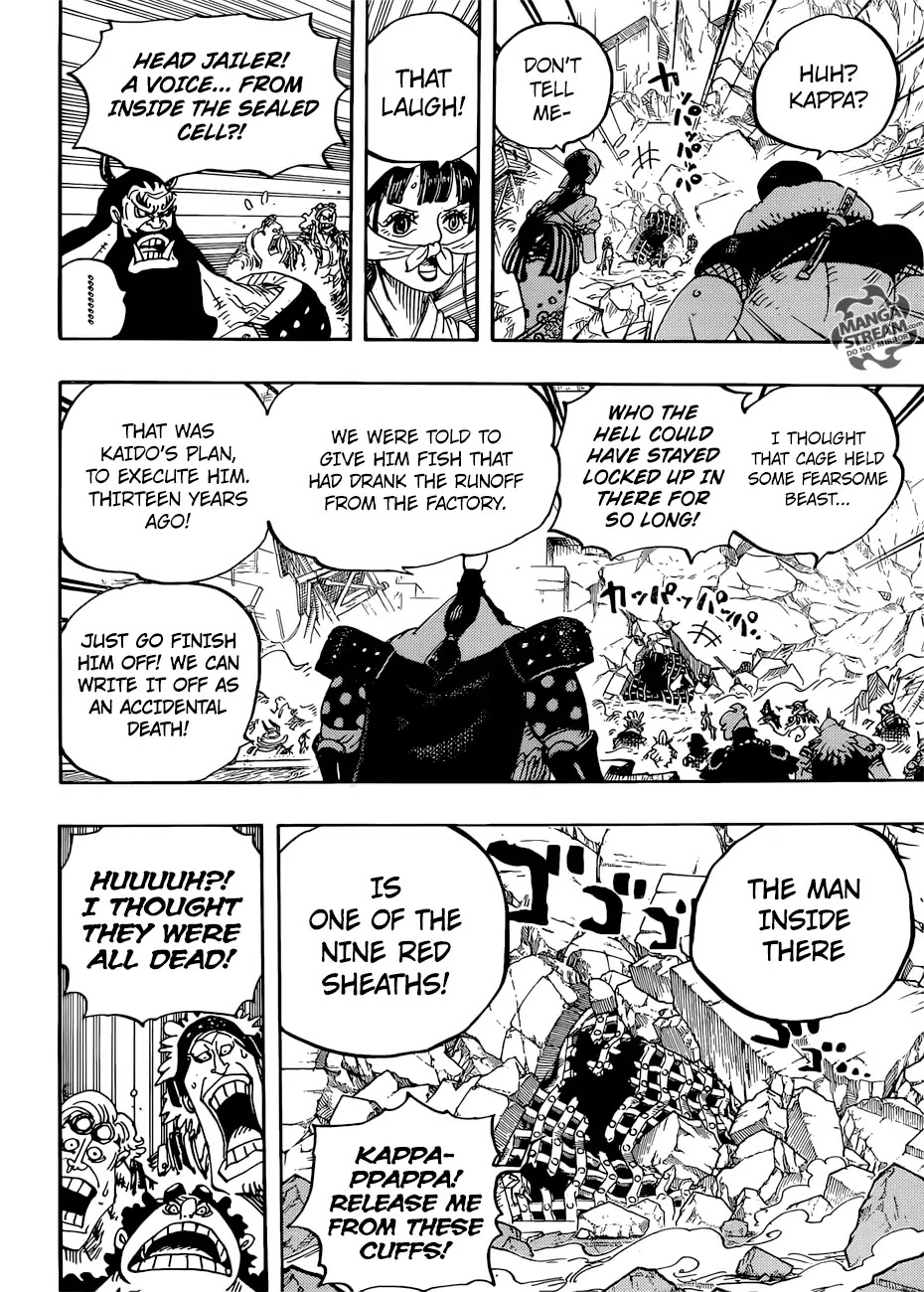 One Piece - Chapter 948: Kawamatsu The Kappa Appears