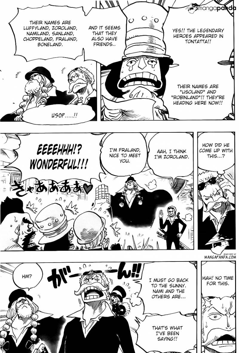 One Piece - Chapter 718 : The Riku Kingdom Army Of The Flower Garden