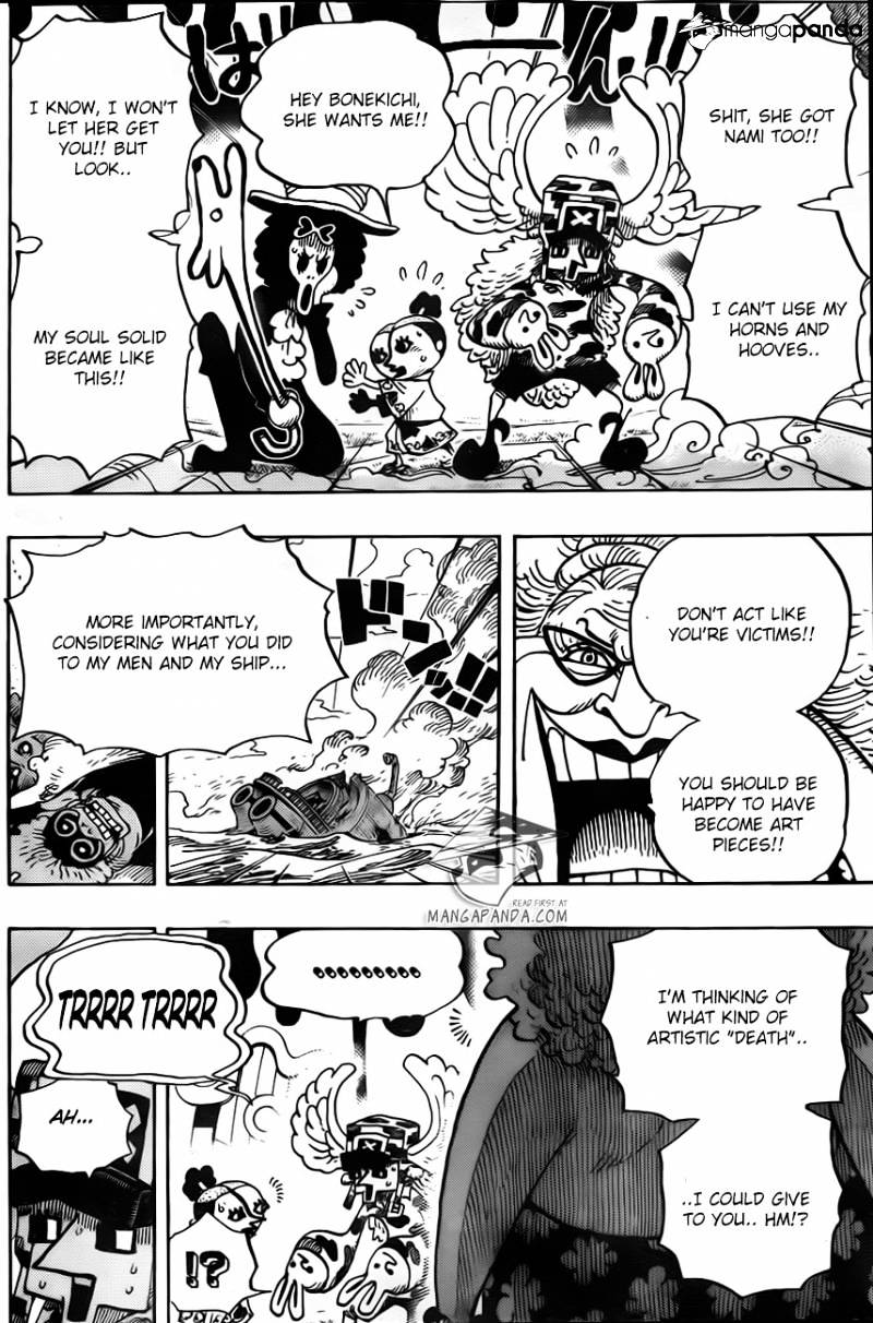 One Piece - Chapter 718 : The Riku Kingdom Army Of The Flower Garden