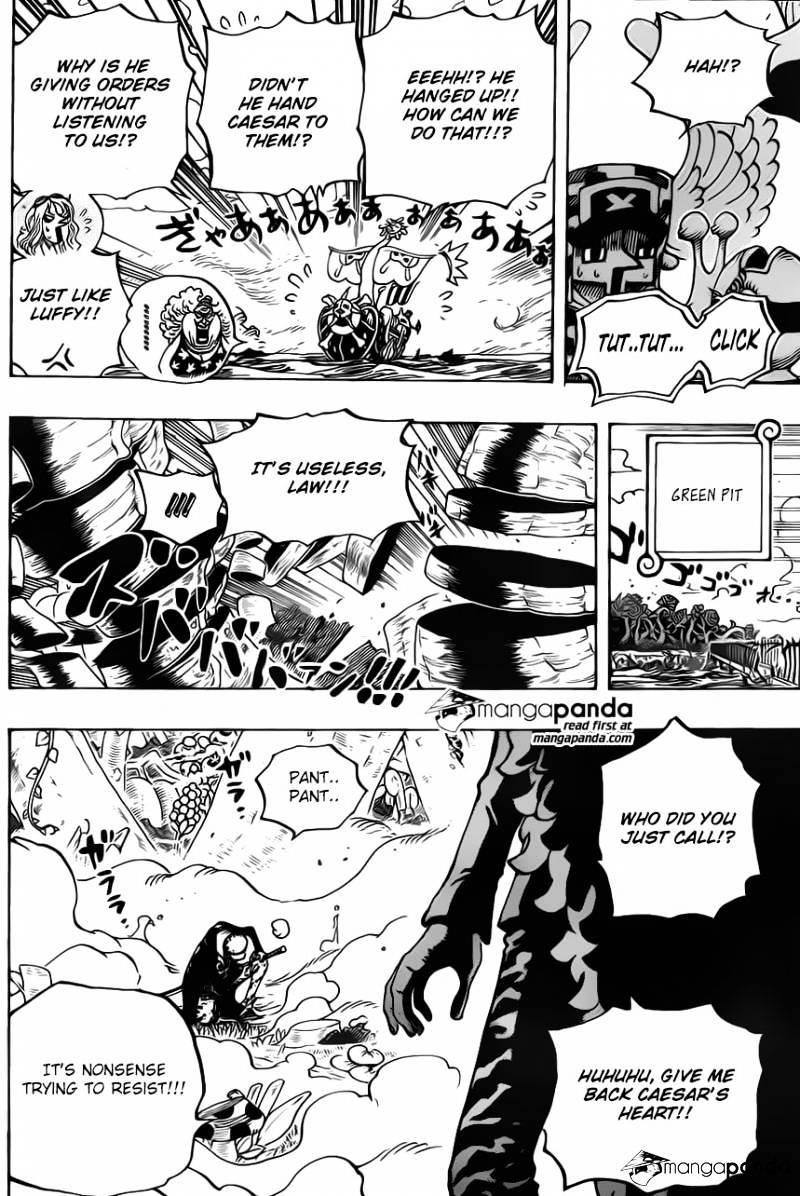 One Piece - Chapter 718 : The Riku Kingdom Army Of The Flower Garden