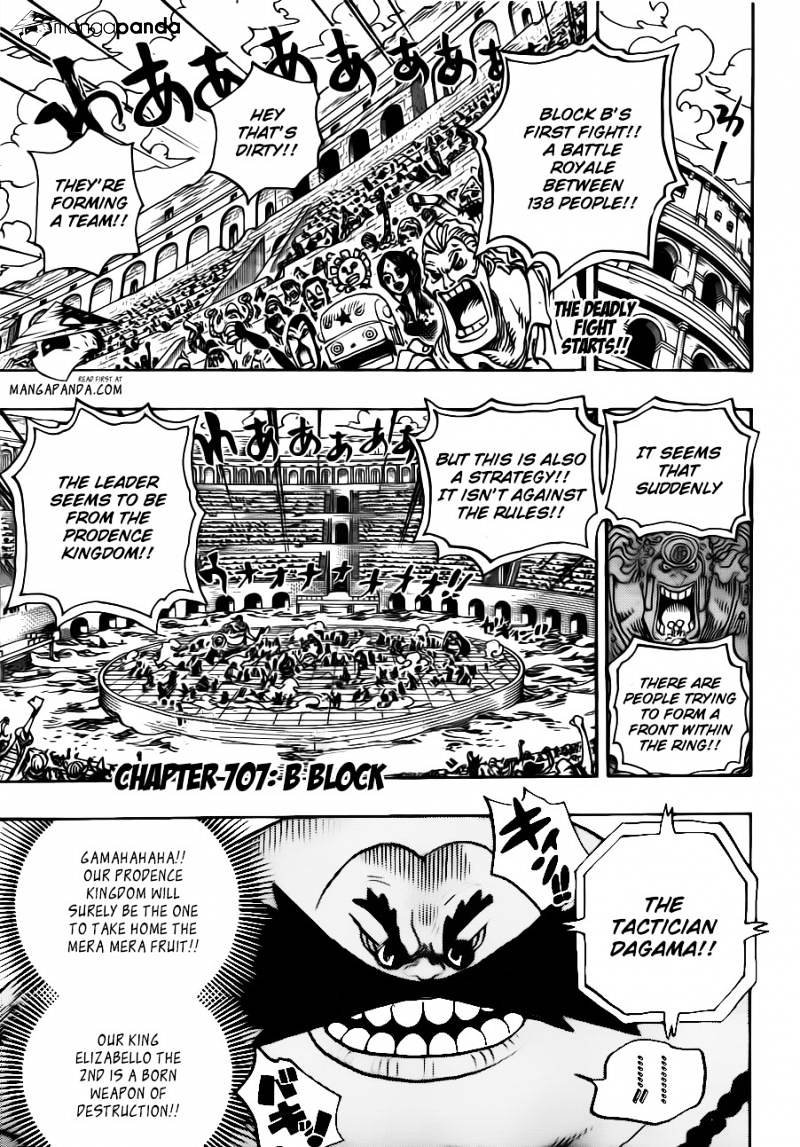 One Piece - Chapter 707 : B Block