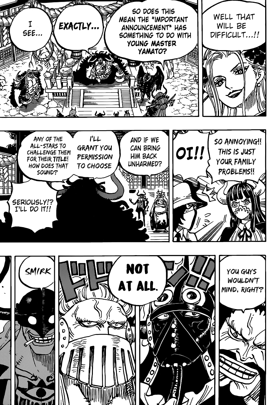 One Piece - Chapter 979: Family Problems