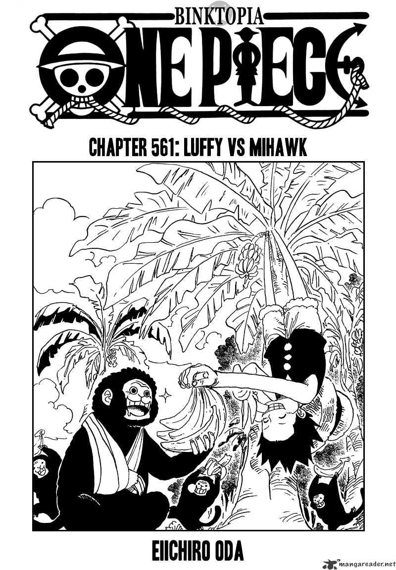 One Piece - Chapter 561 : Luffy Vs Mihawk