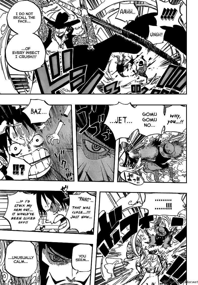 One Piece - Chapter 561 : Luffy Vs Mihawk