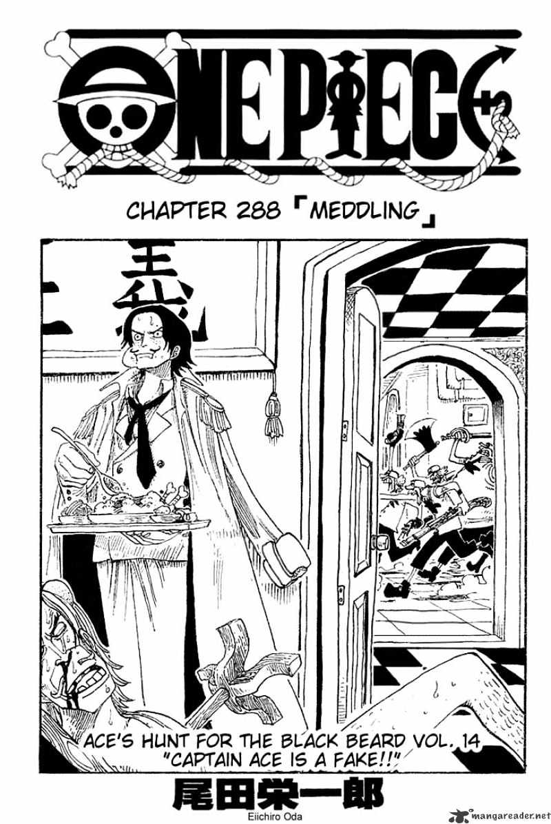 One Piece - Chapter 288 : Meddling