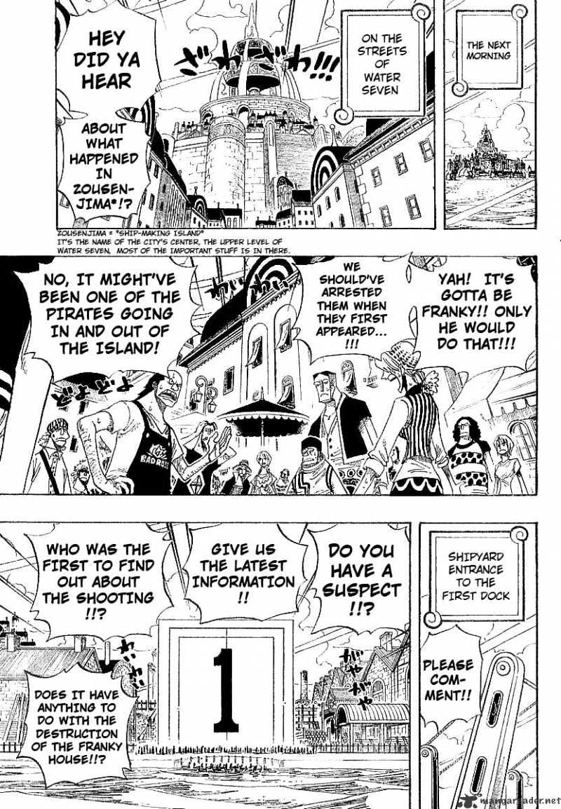 One Piece - Chapter 334 : The Big Incident In The Locked Room