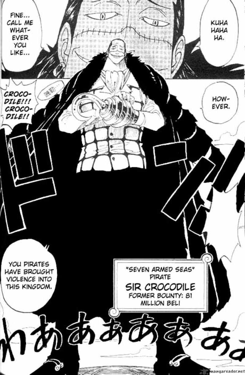 One Piece - Chapter 155 : Sir Crocodile The Pirate