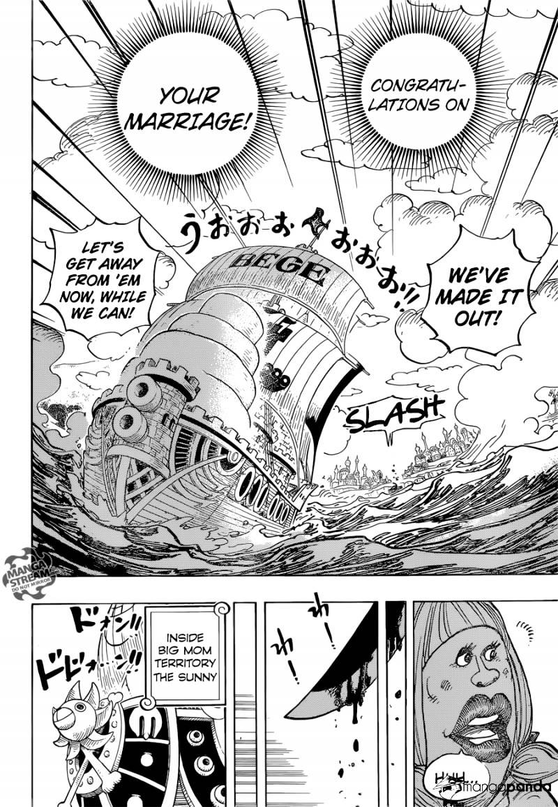 One Piece - Chapter 887 : Somewhere, Someone Is Wishing For Your Happiness