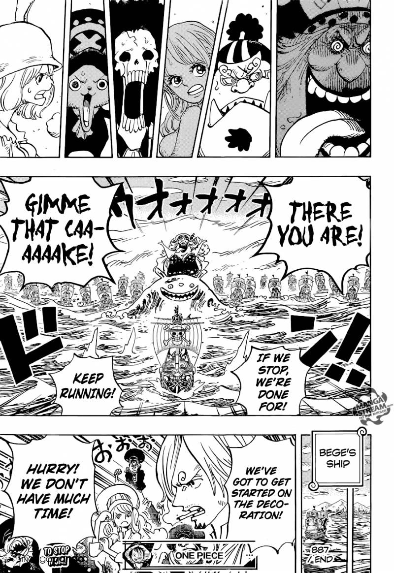 One Piece - Chapter 887 : Somewhere, Someone Is Wishing For Your Happiness